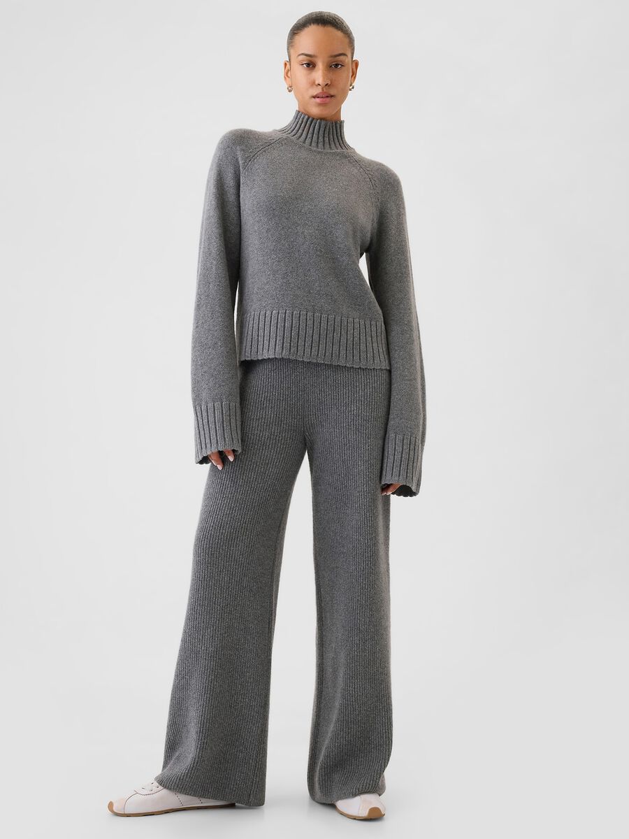 Pullover with high neck Woman_1
