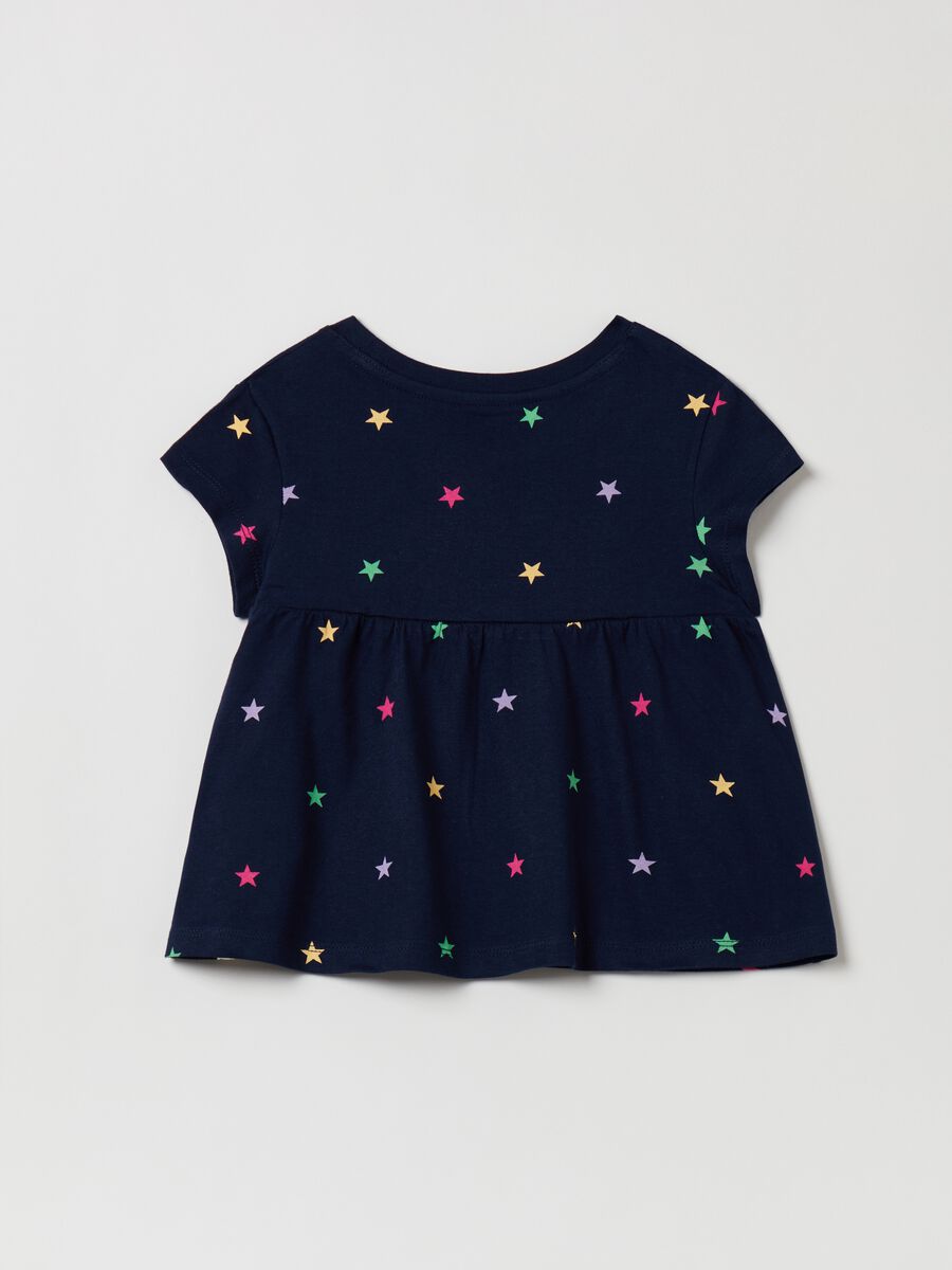 Cotton T-shirt with star print Toddler Girl_1