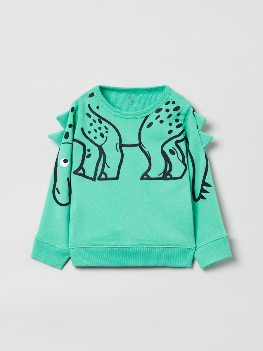 Sweatshirt with dinosaur print Newborn Boy_0