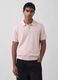 Polo a maniche corte in puro cotone_0