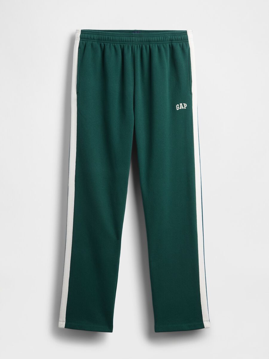 Pantaloni verdi in misto cotone Uomo_5