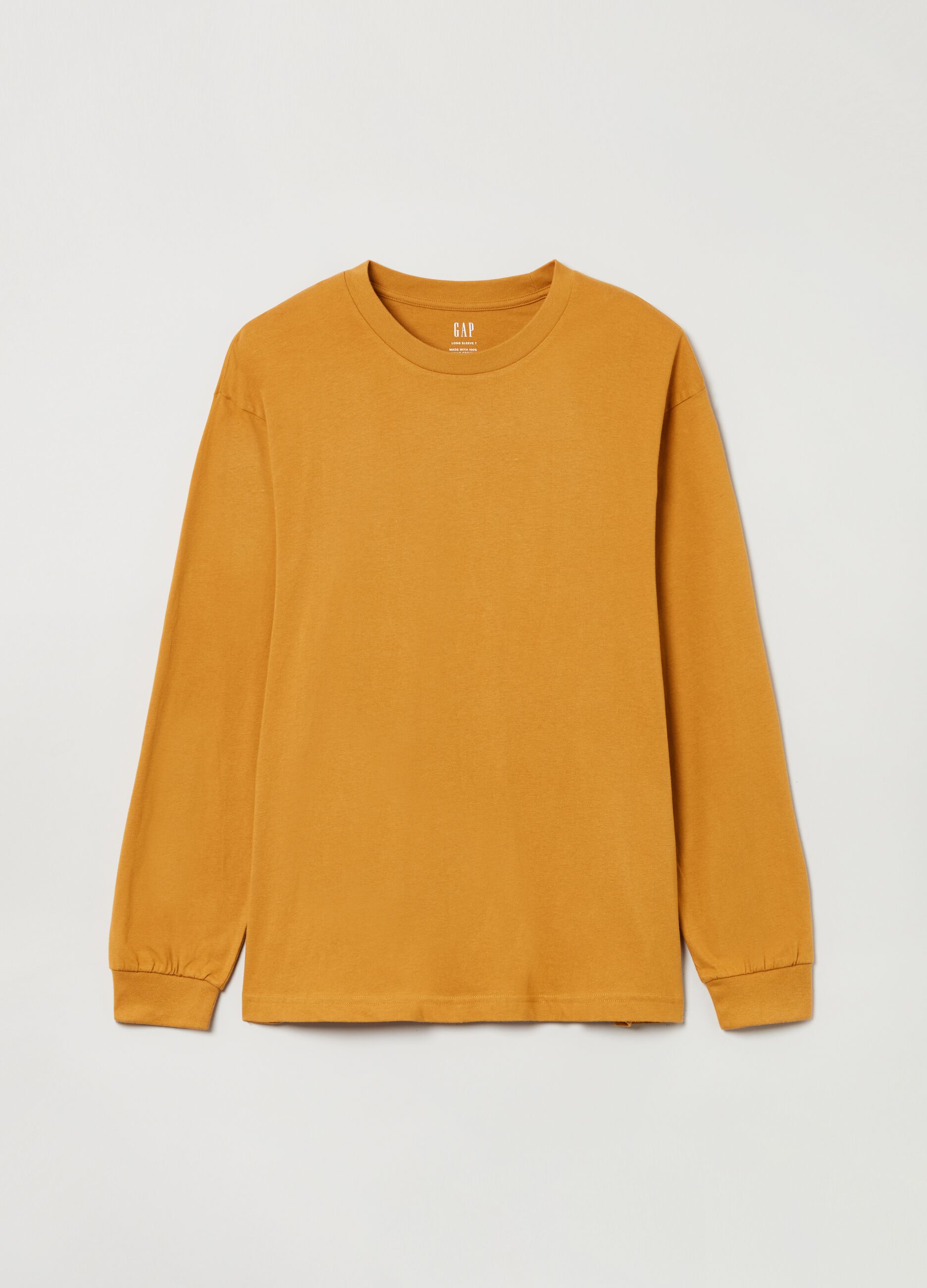 Long-sleeved T-shirt in organic cotton.