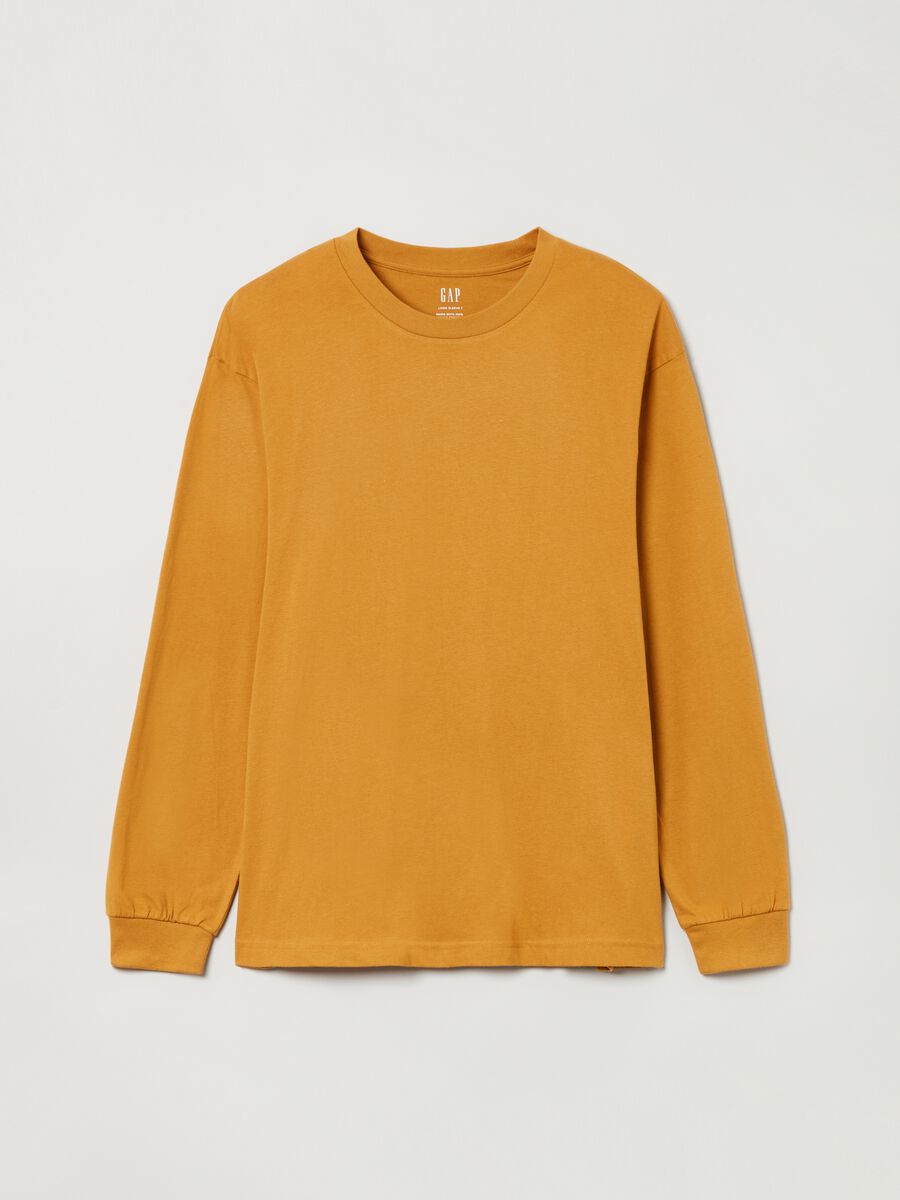 T-shirt a maniche lunghe in cotone bio Uomo_0