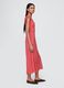 Sleeveless dress with floral pattern_2