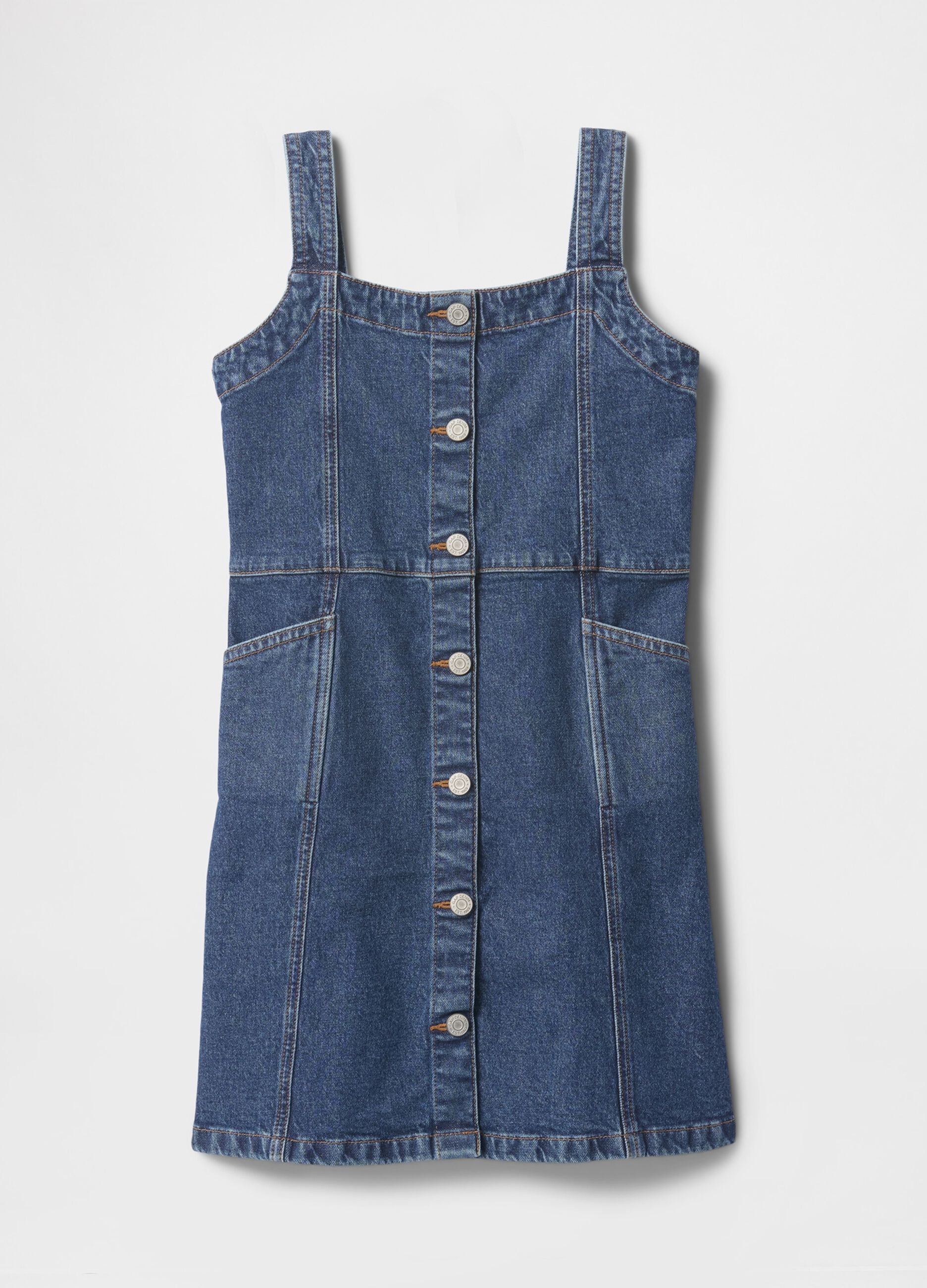 Abito denim con bottoni_3
