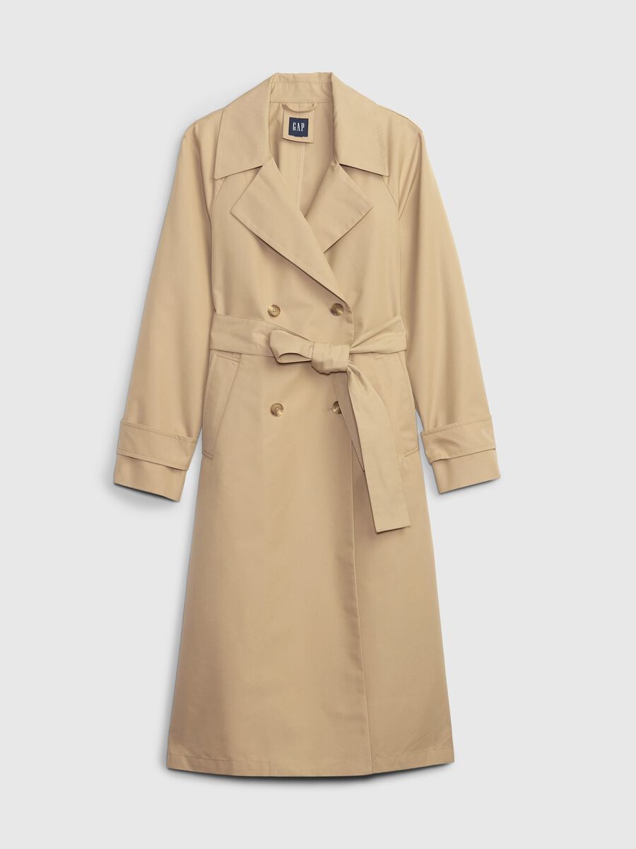 Long trench coat with raglan sleeves Woman_5
