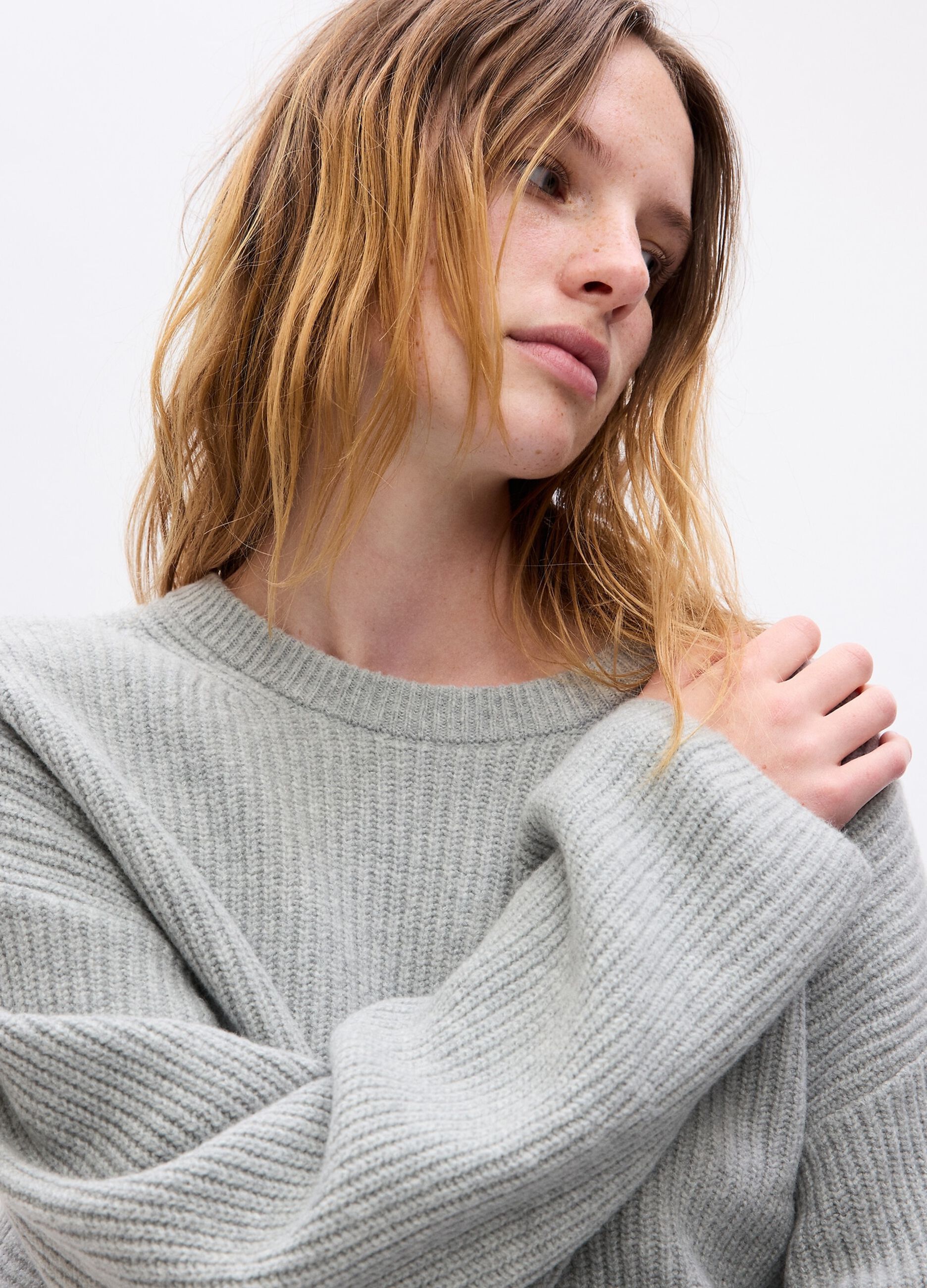 Oversize ribbed pullover_2
