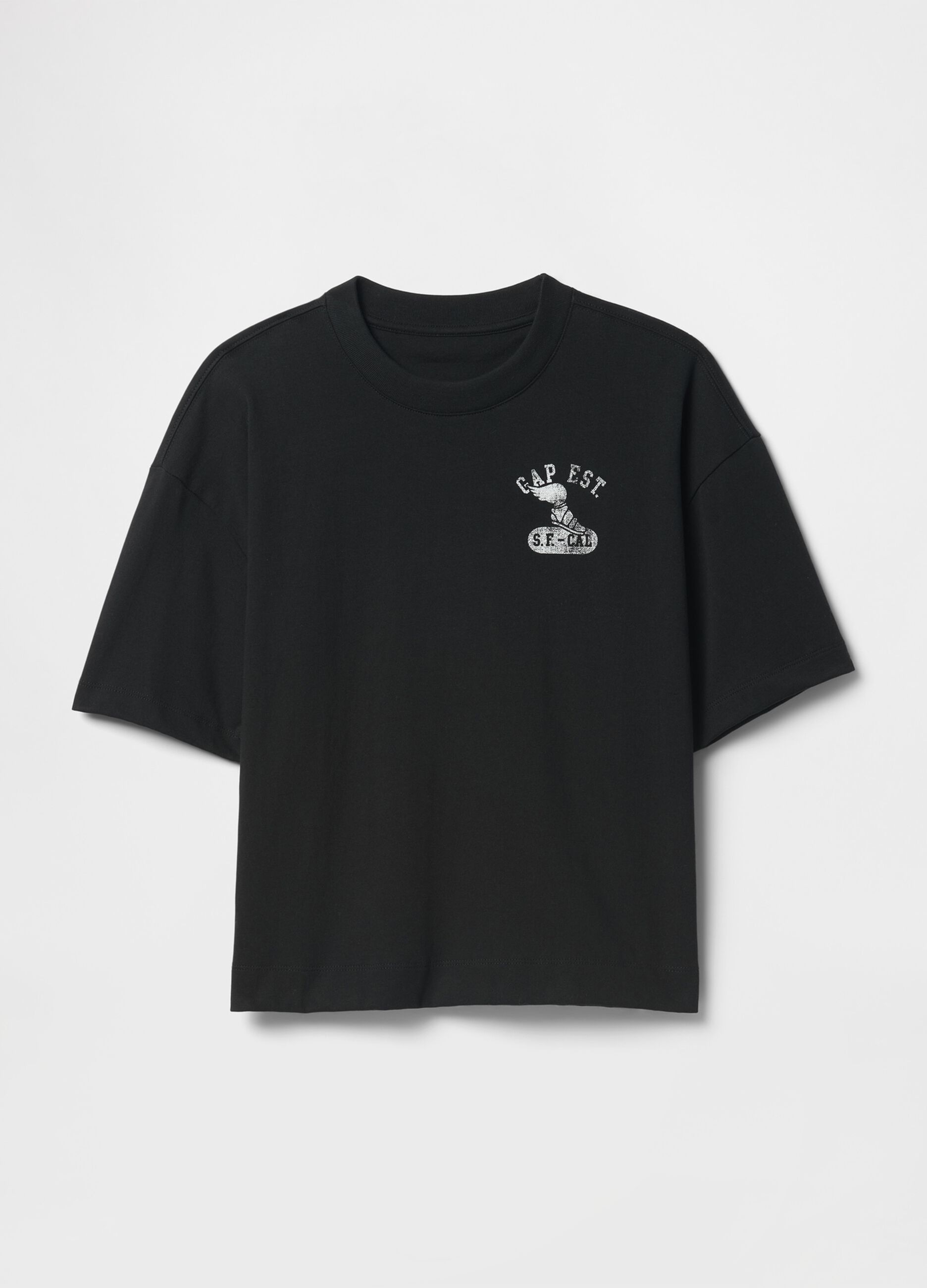 T-shirt nera GAP in cotone_4