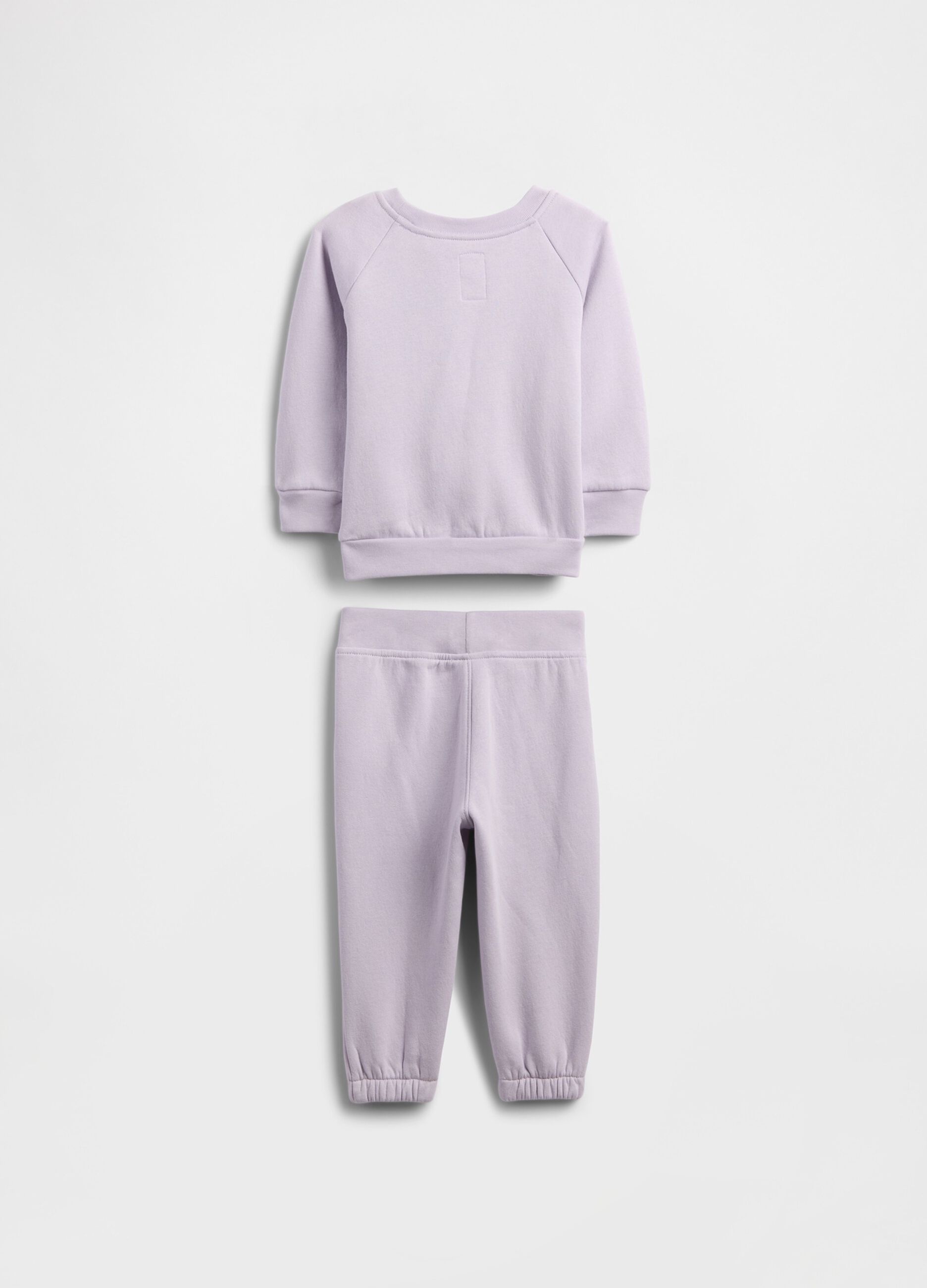 Purple cotton blend set_1