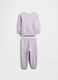 Purple cotton blend set_1