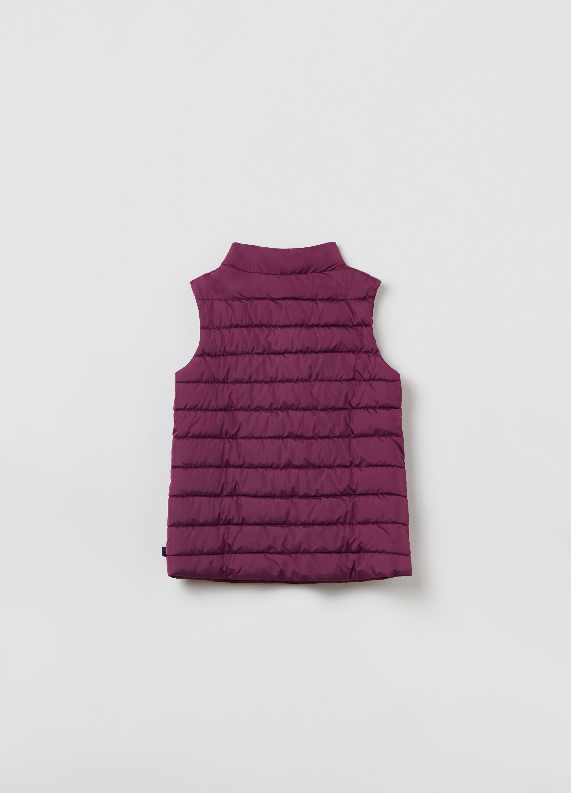 Gilet trapuntato full-zip_1