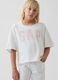 T-shirt in puro cotone con logo GAP_0