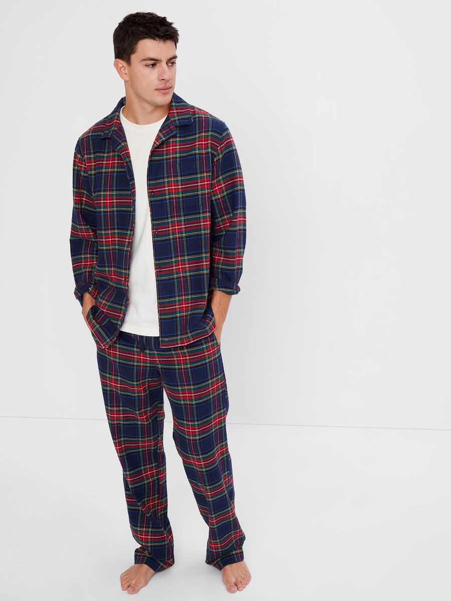 Check flannel pyjamas Man_0