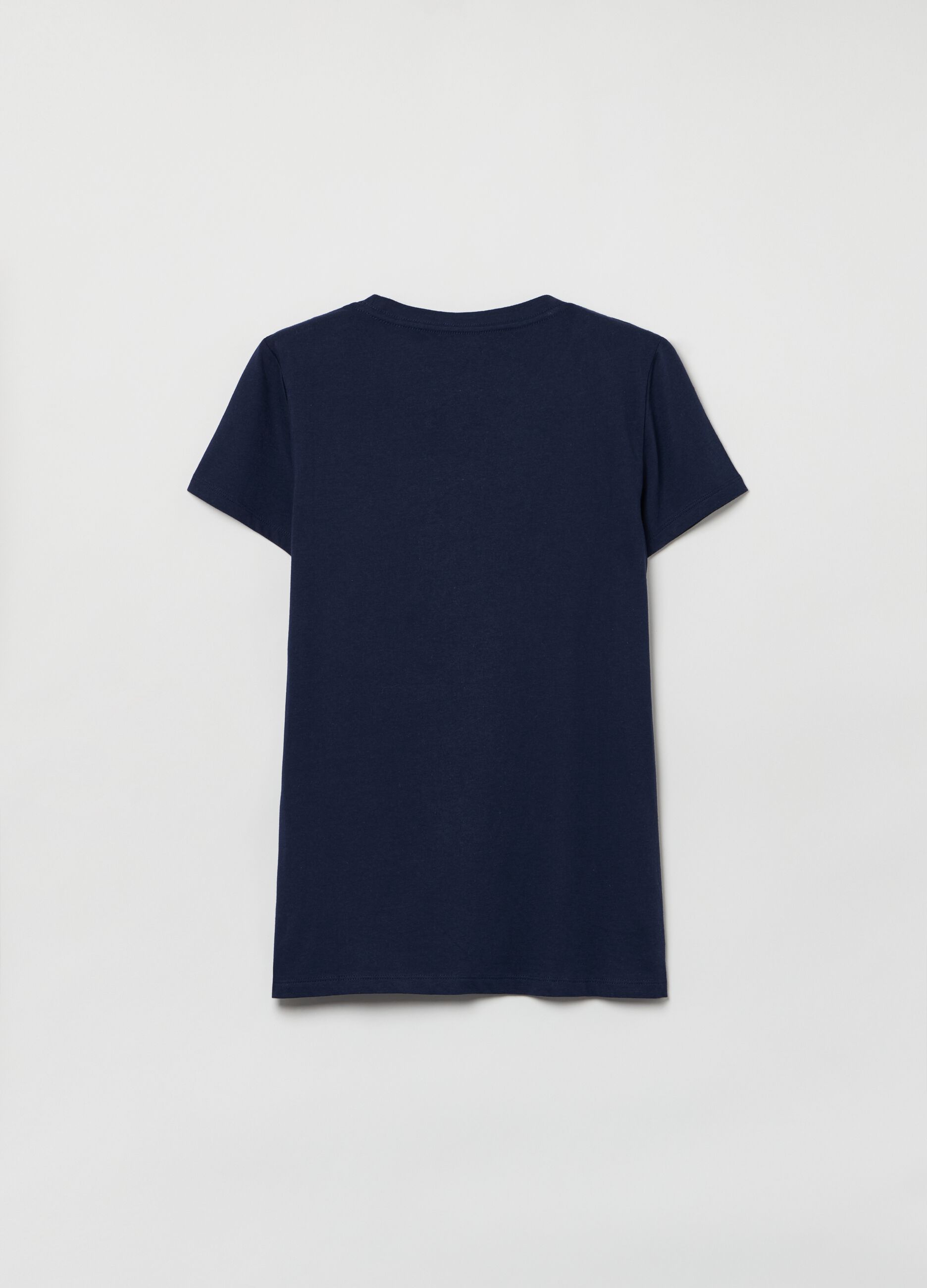 T-shirt girocollo con logo_1