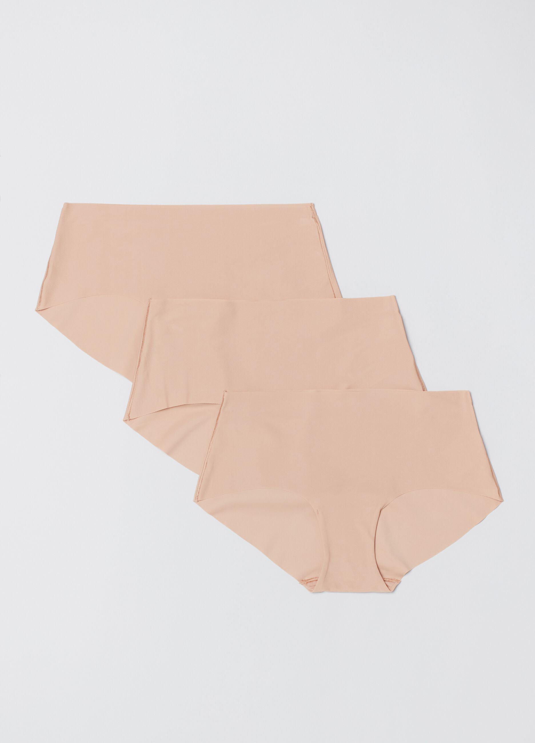 Three-pair pack microfibre French knickers_0