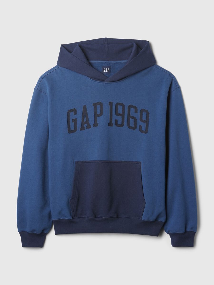 Felpa con cappuccio e stampa logo  Uomo_3