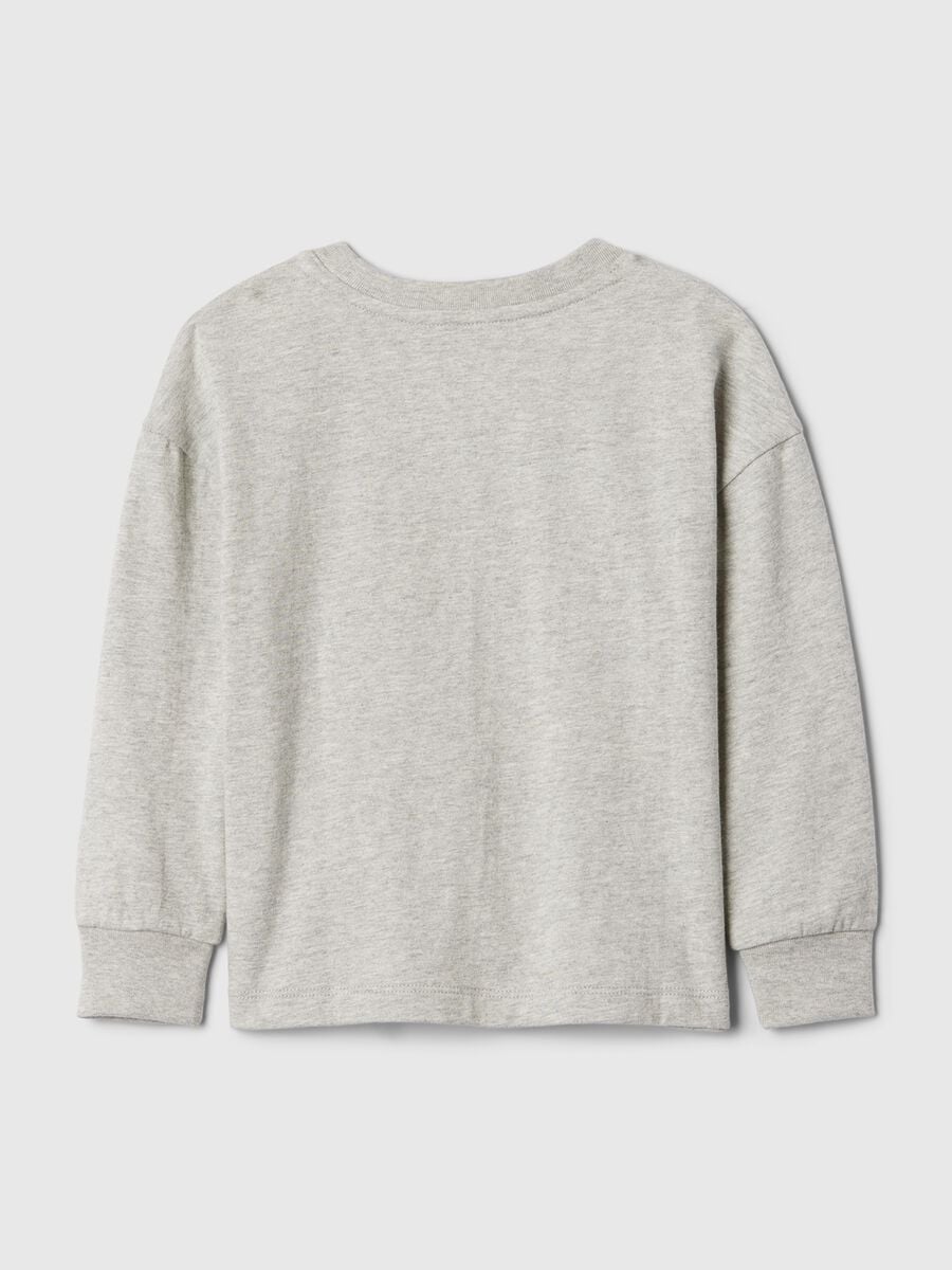T-shirt in cotone con stampa Saetta McQueen Bimbo_1