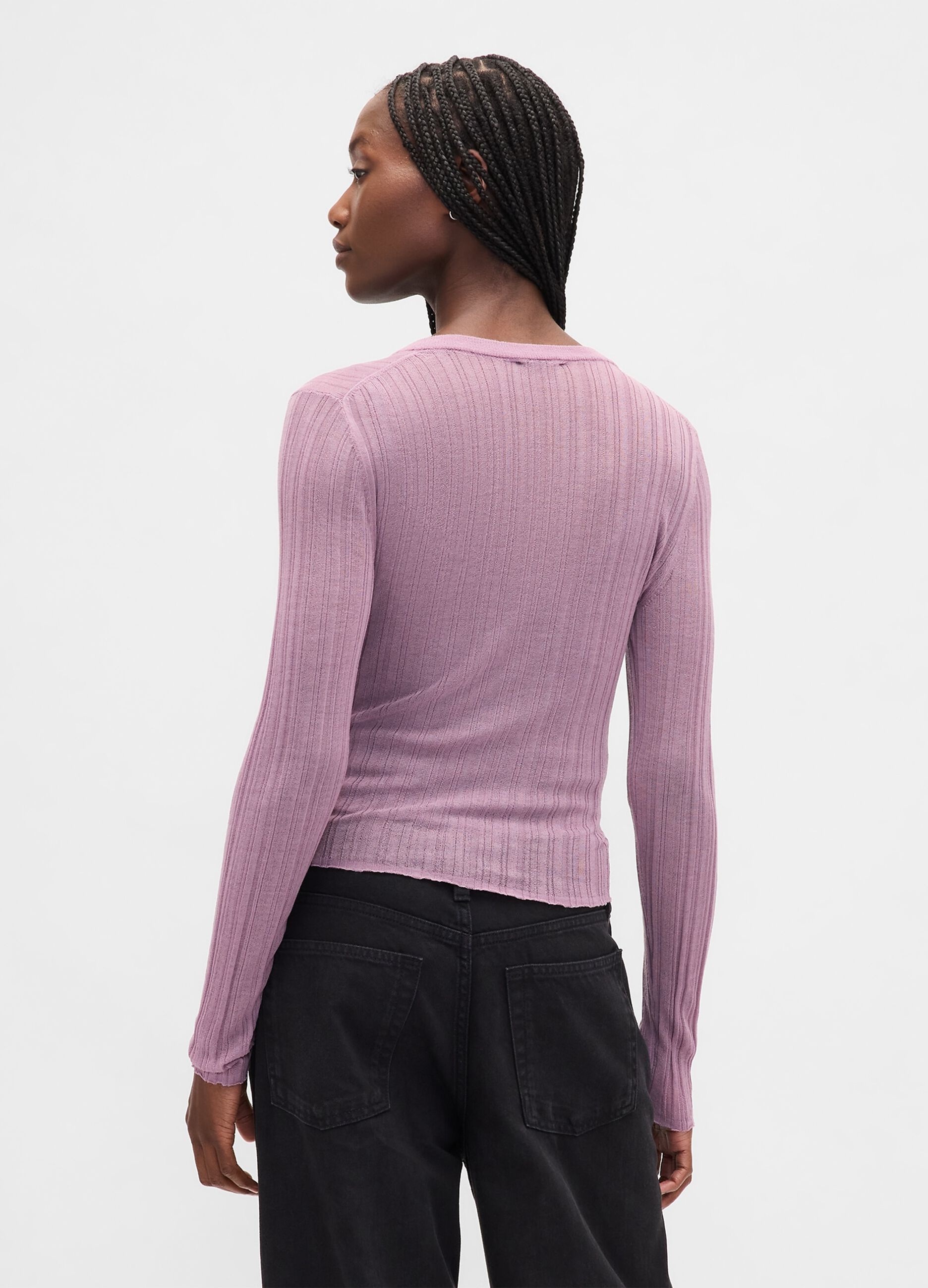 Maglione con bottoni