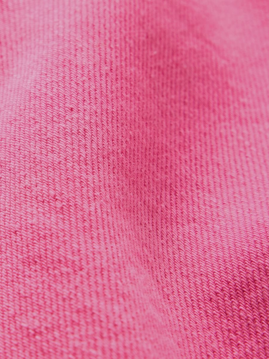 Camicia oversize rosa Donna_4