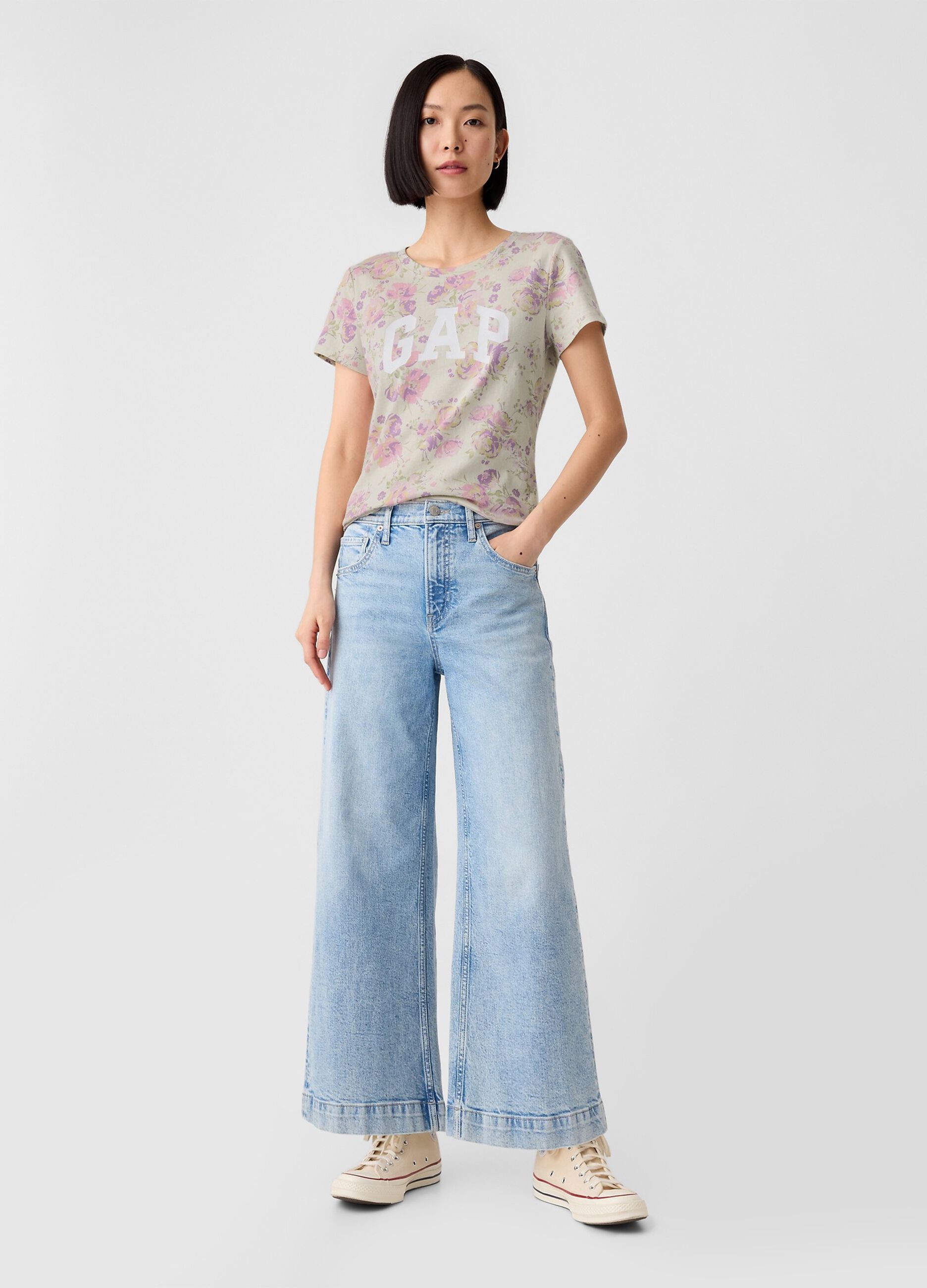 GAP x LoveShackFancy T-shirt con logo