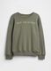 Felpa girocollo in misto cotone con logo GAP_3