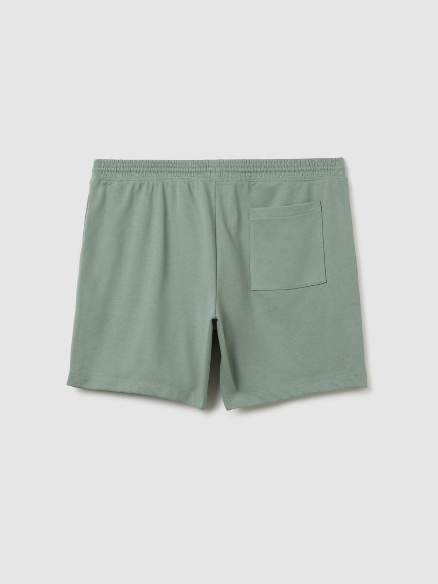 Bermuda jogger in French Terry con coulisse Uomo_2
