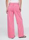 Pantaloni wide leg in denim rosa Gap_3