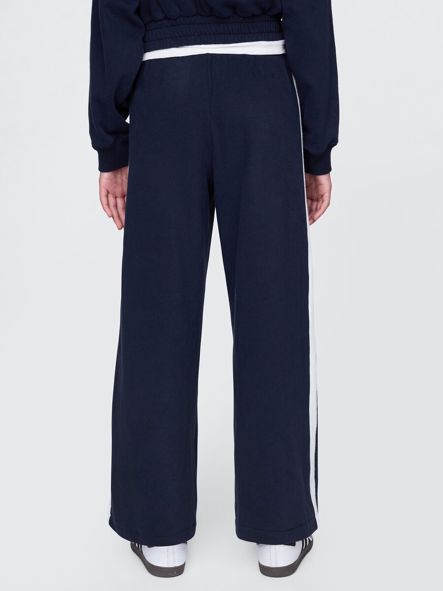 Pantaloni wide leg blu GAP Kids Bambina_2
