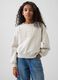 Felpa girocollo in misto cotone con logo GAP_0