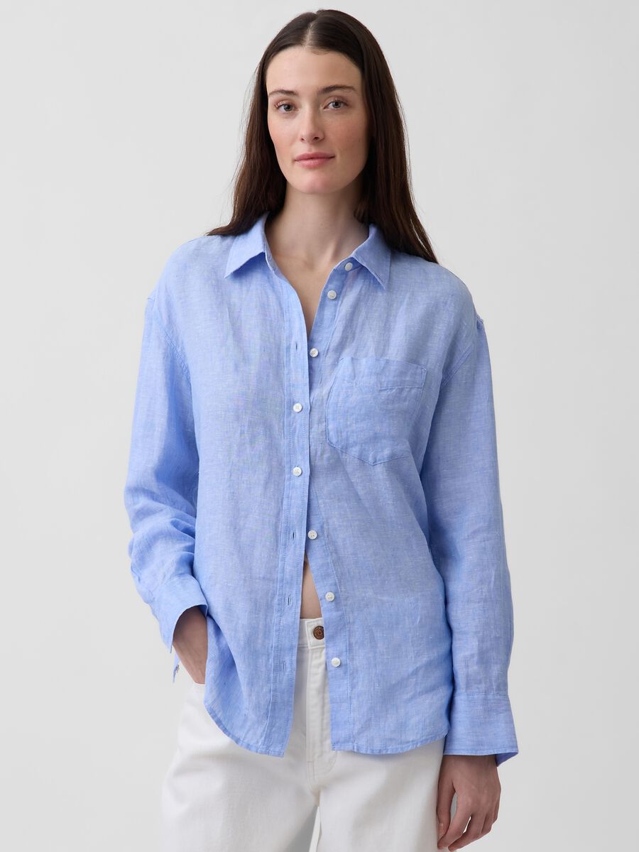 Camicia in puro lino Donna_0