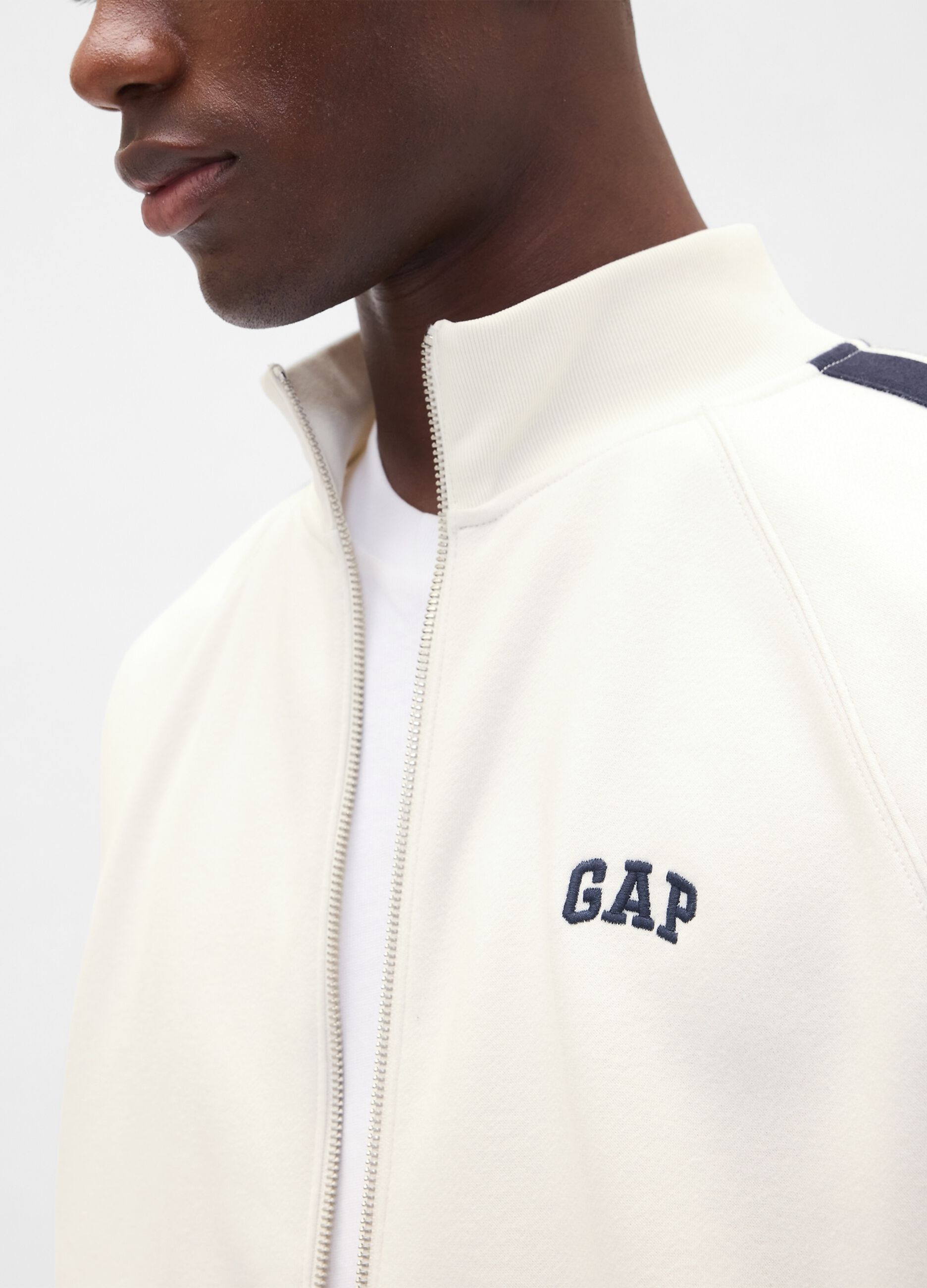 Felpa con zip completa