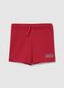 Shorts in misto cotone con coulisse_0