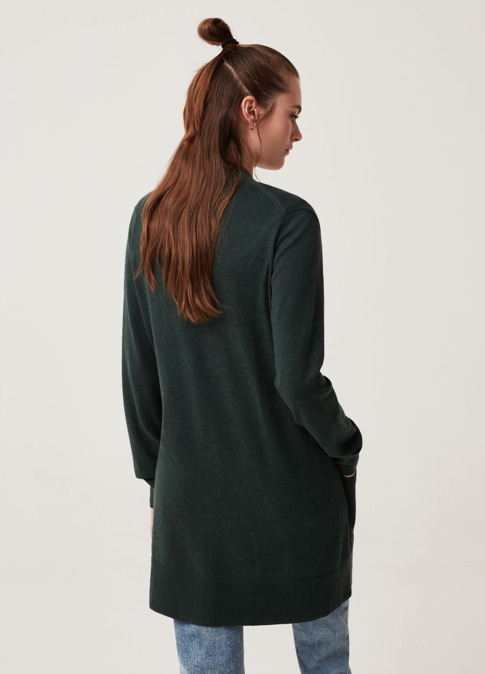 Cardigan lungo con tasche_2