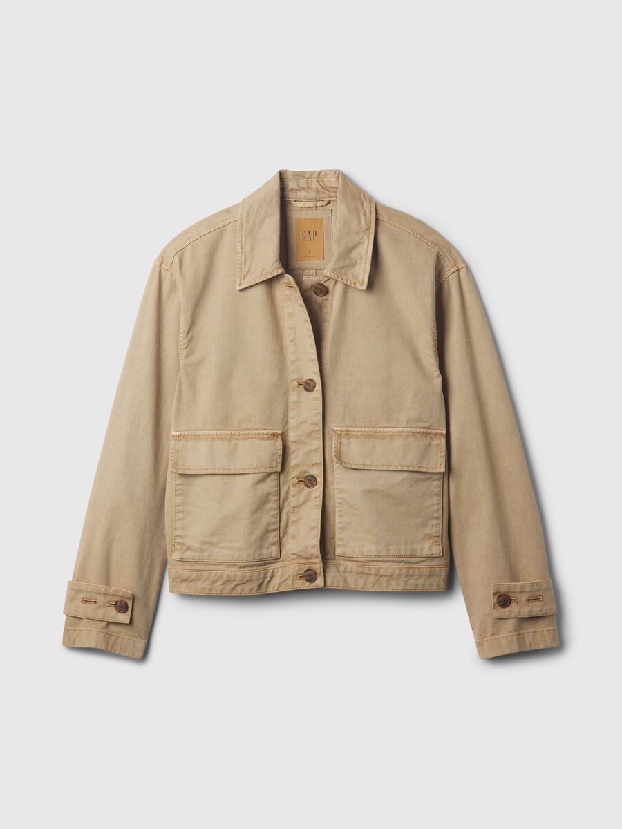 Shacket utility in cotone Donna_4