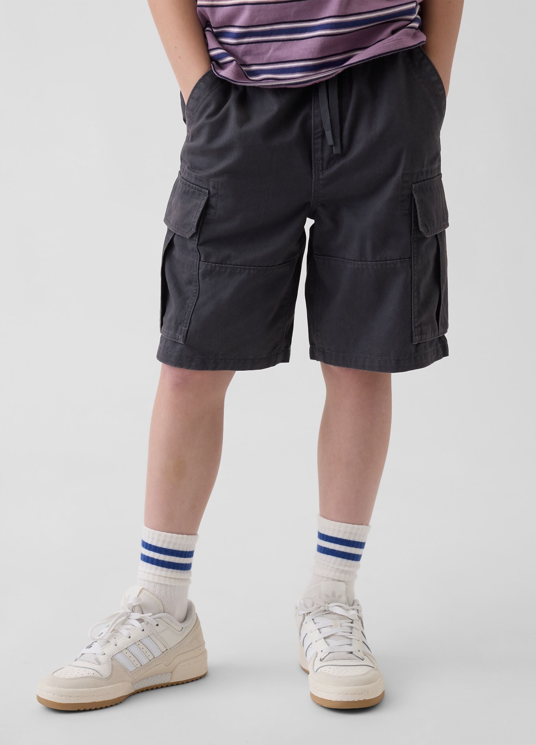 Shorts cargo in puro cotone