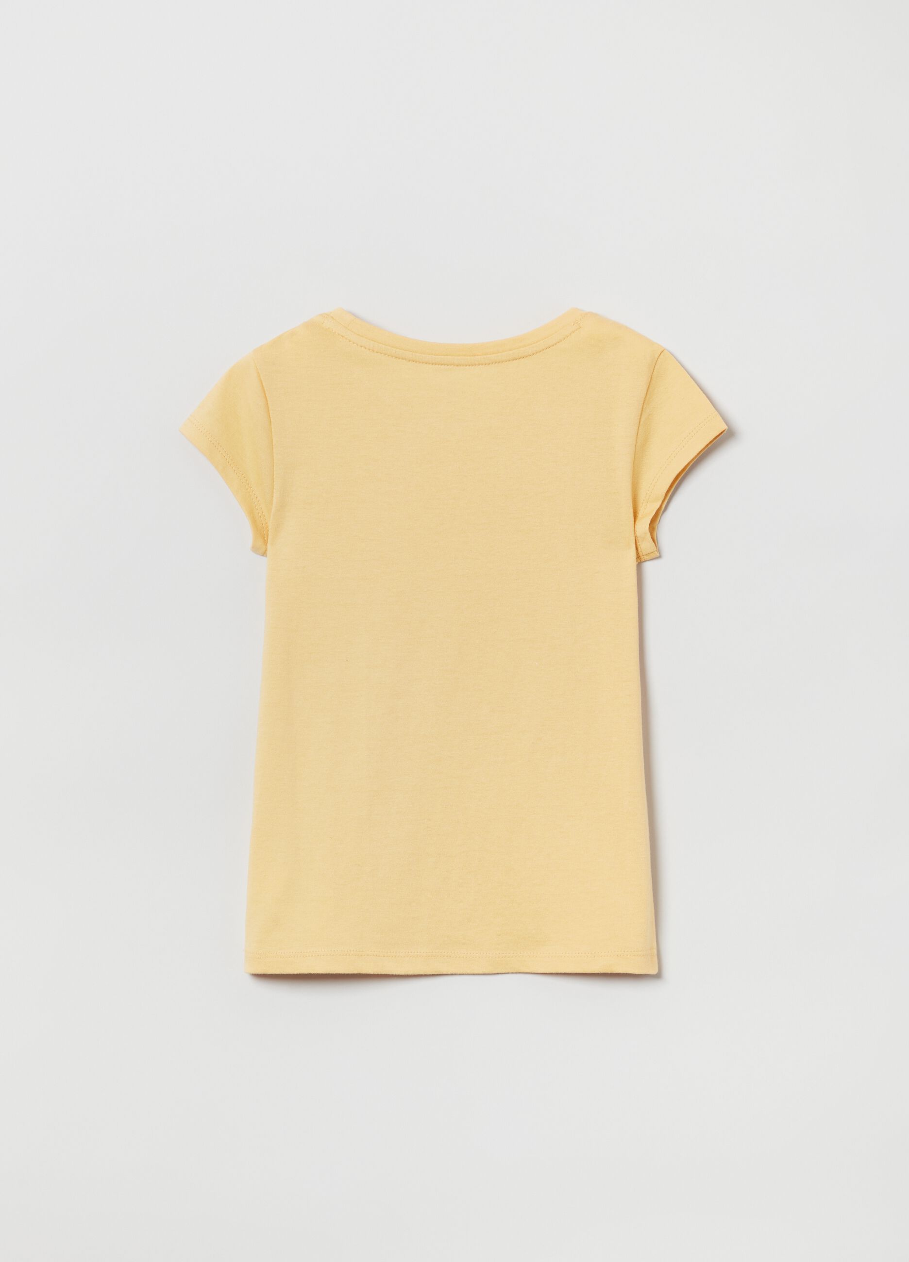 T-shirt in cotone con stampa logo_1