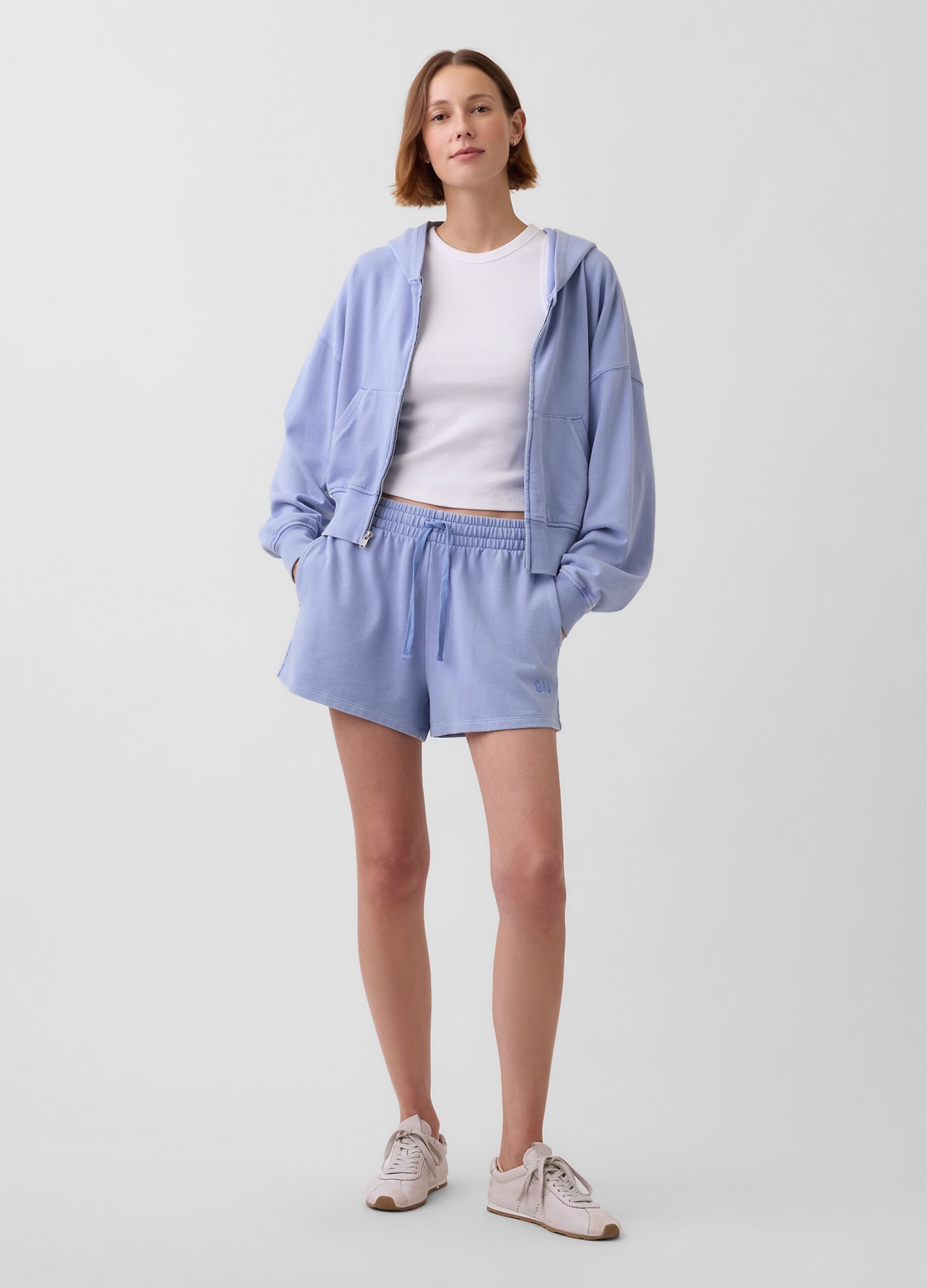 Shorts in misto cotone con logo GAP