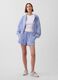 Shorts in misto cotone con logo GAP_0