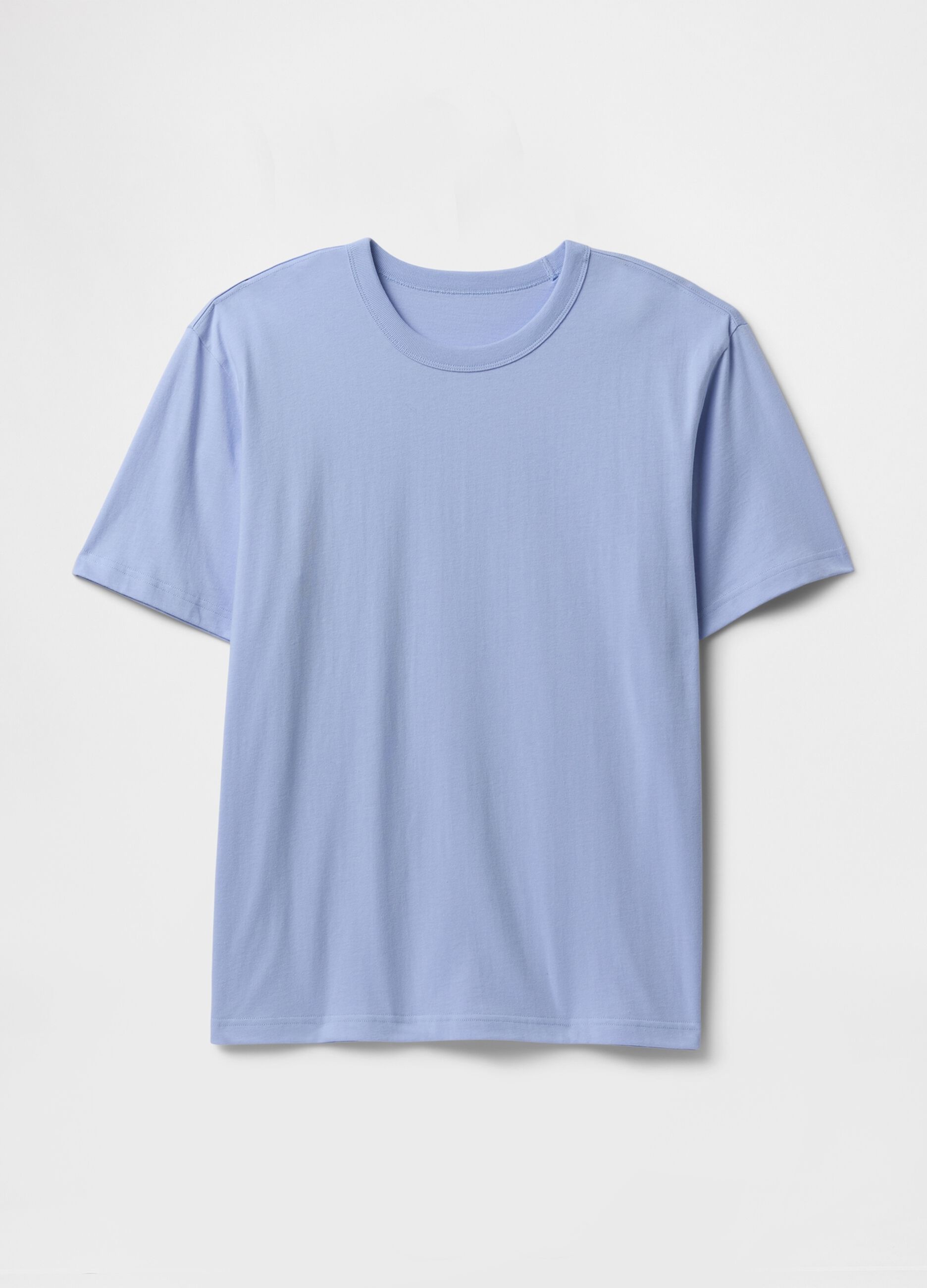 T-shirt azzurra a maniche corte in cotone Gap_4