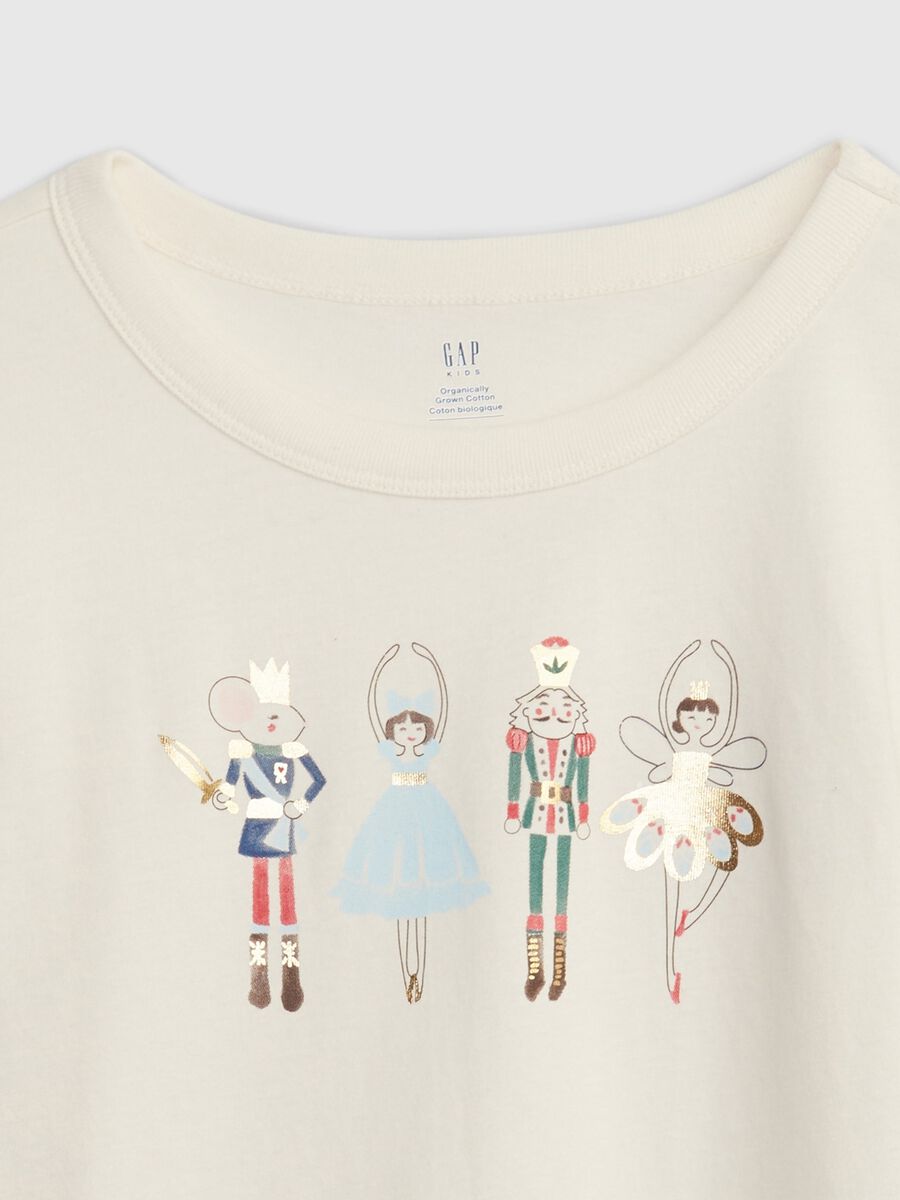 Long-sleeved T-shirt with print Girl_3