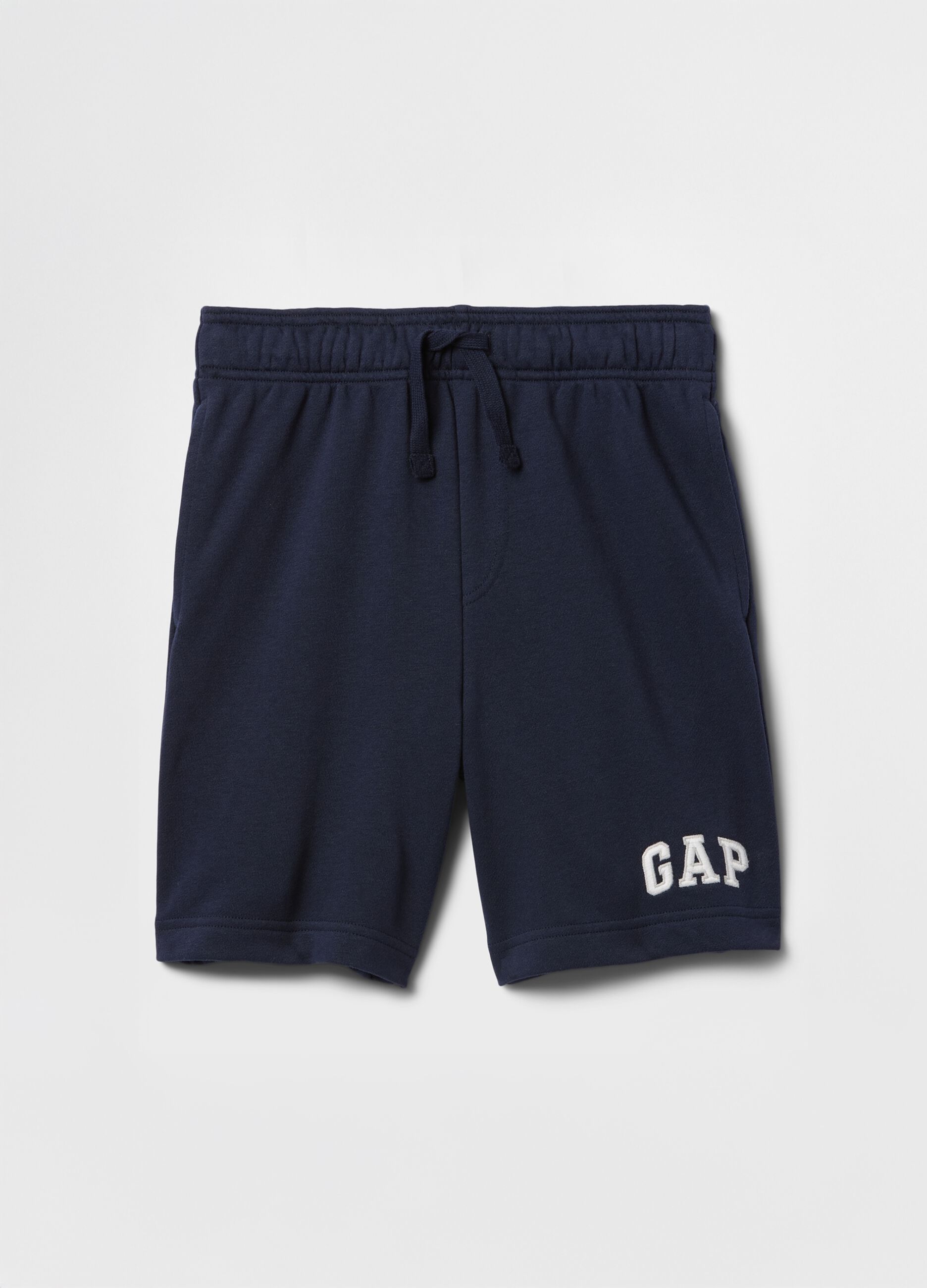 Shorts blu navy in misto cotone e poliestere GAP Kids_4