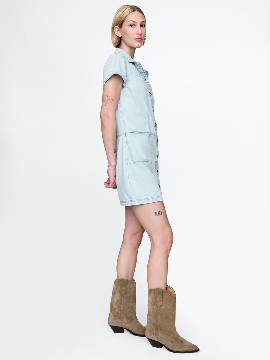 Abito in denim azzurro Gap Donna_1
