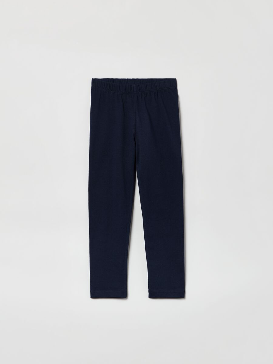 Leggings in cotone stretch Bimba_0
