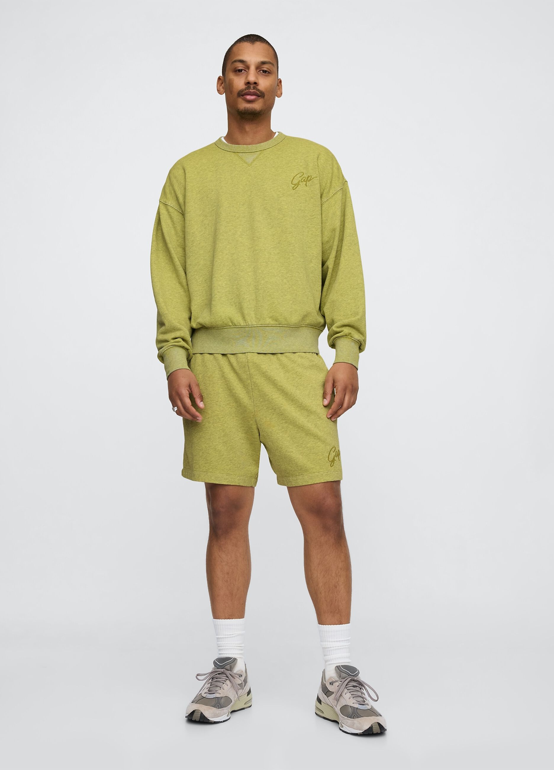 Shorts verde Gap in misto cotone