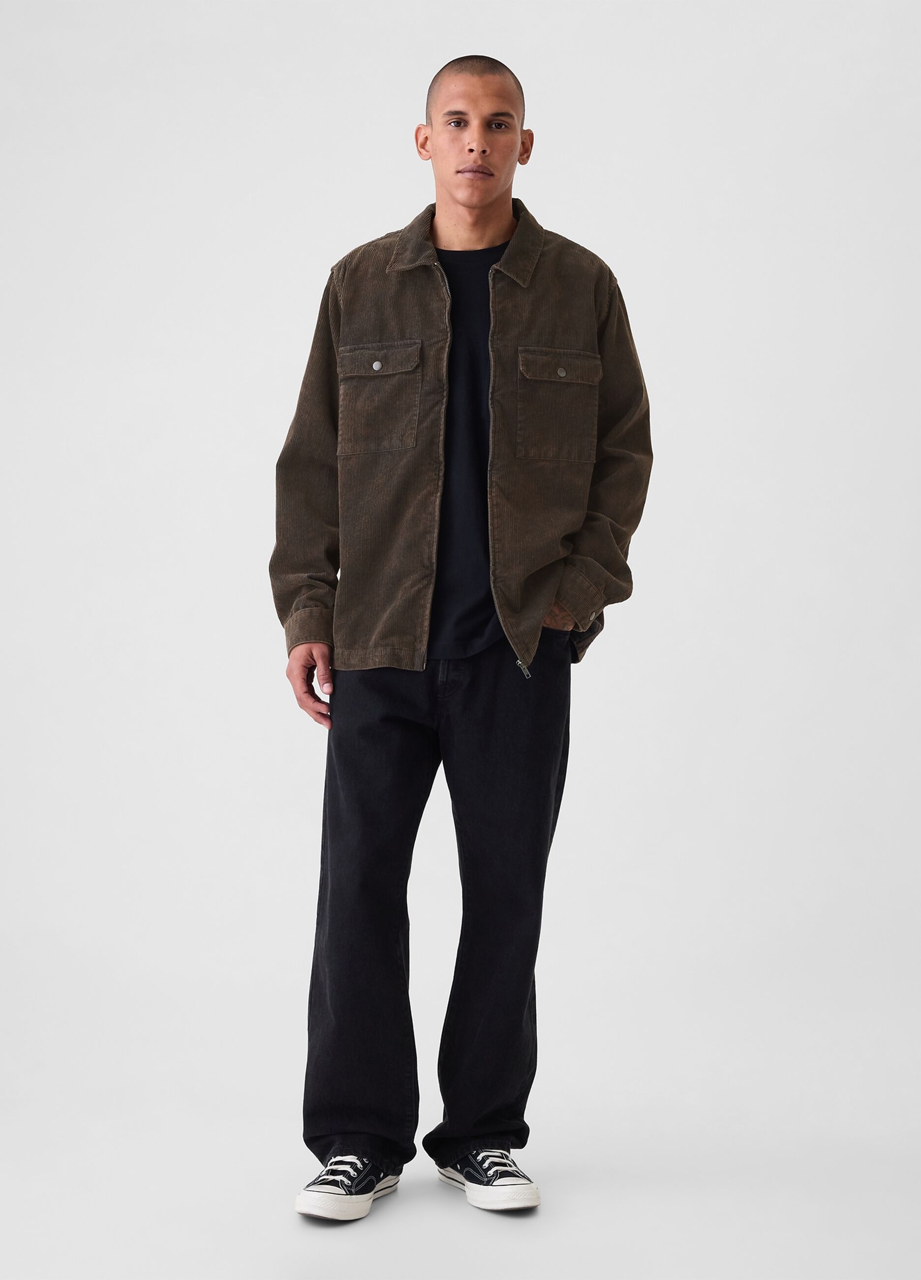 Shacket full-zip in corduroy_1