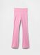 Pantaloni a zampa in cotone_3