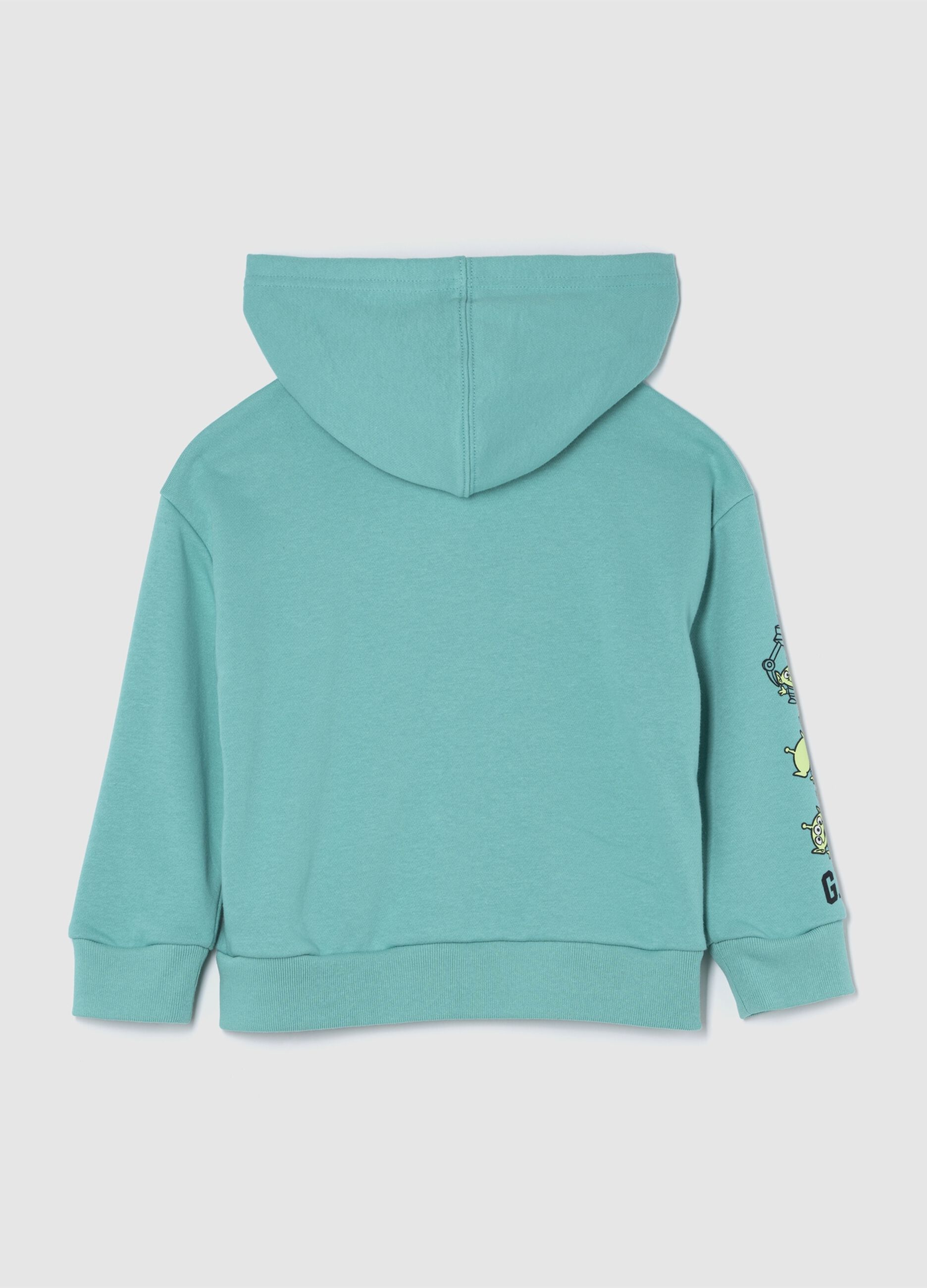 Felpa con cappuccio verde GAP Kids_1