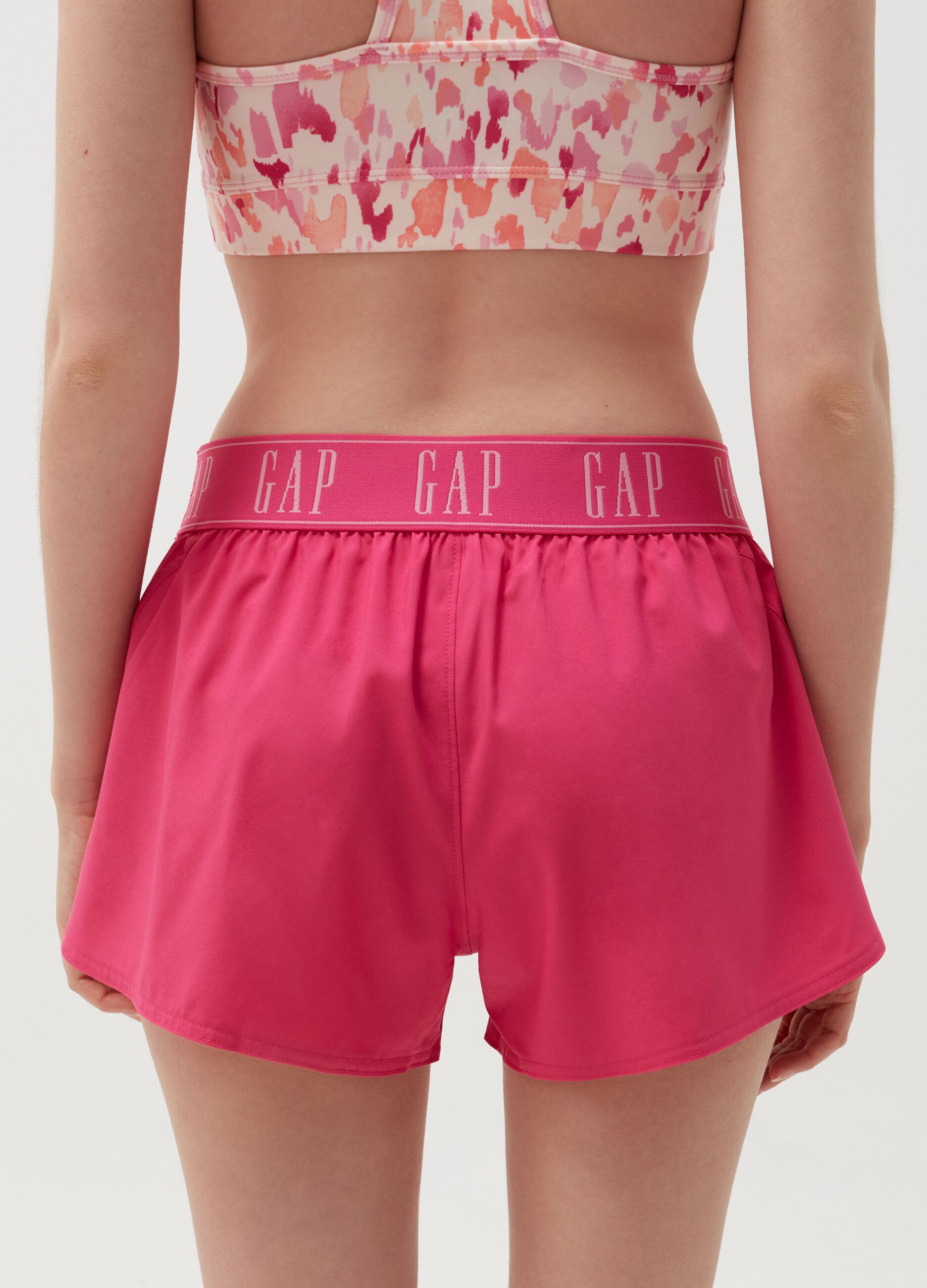 Shorts with logo on waist_2