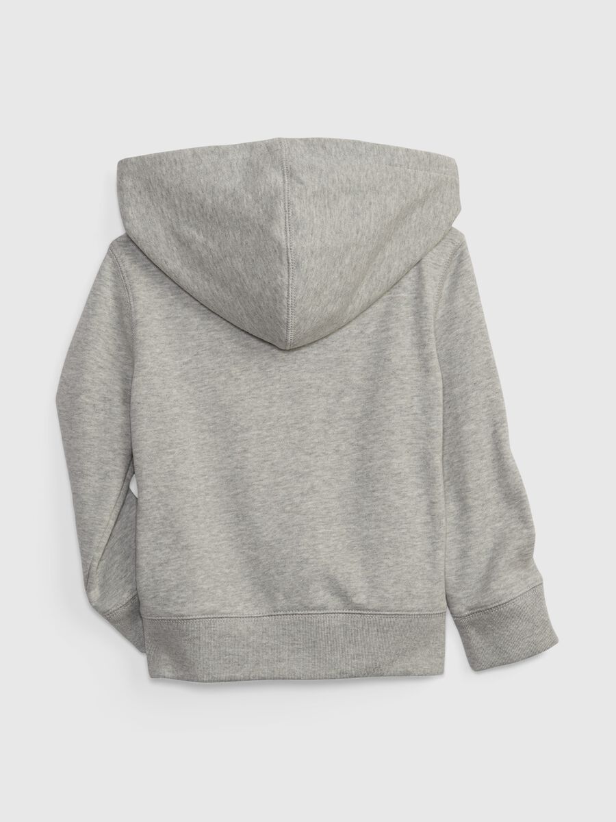 Full-zip hoodie with logo patch Newborn Boy_2