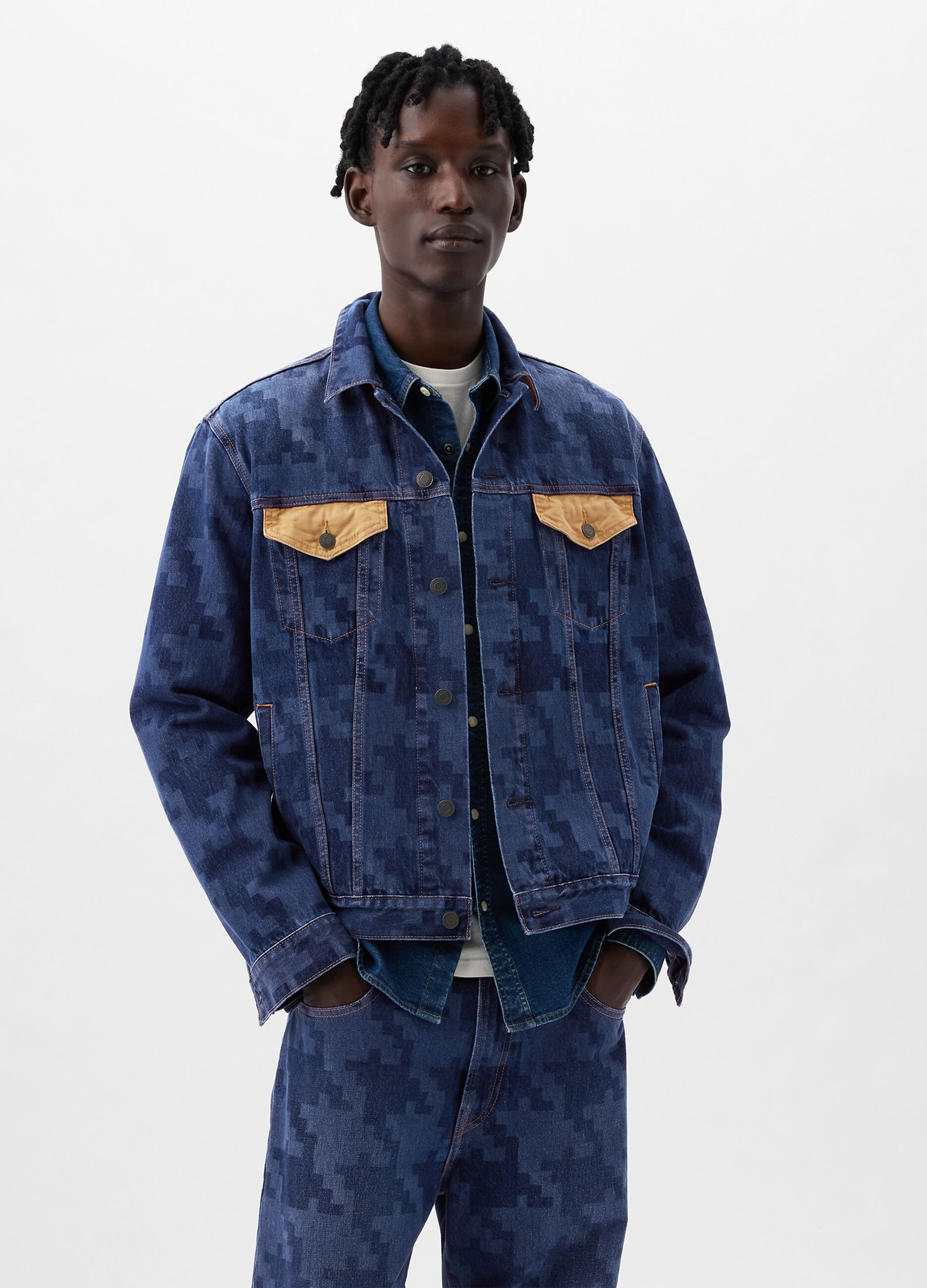 DAP x GAP Giubbino in denim di cotone bio
